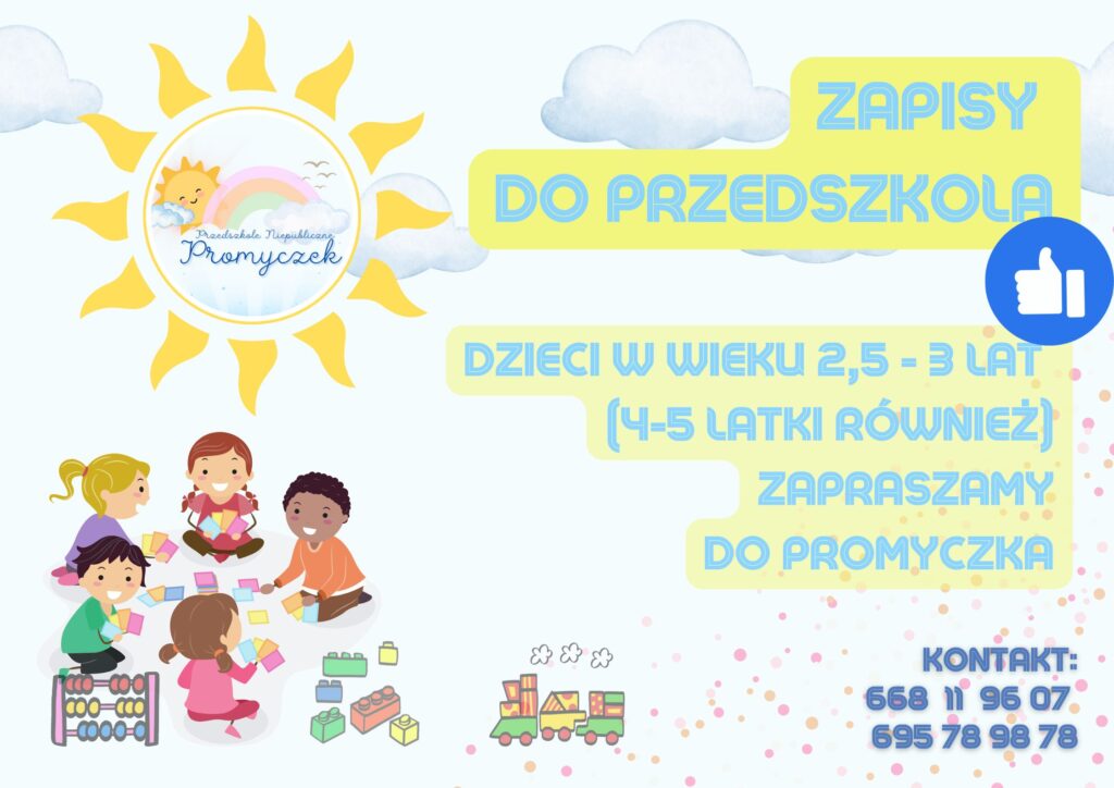 Zapisy do przedszkola ruszyły