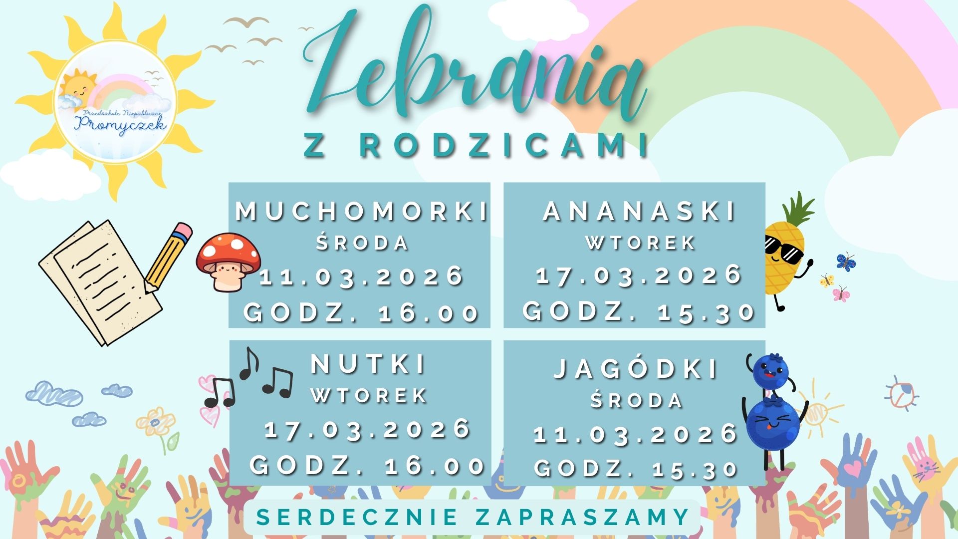 Zebrania marzec 2026